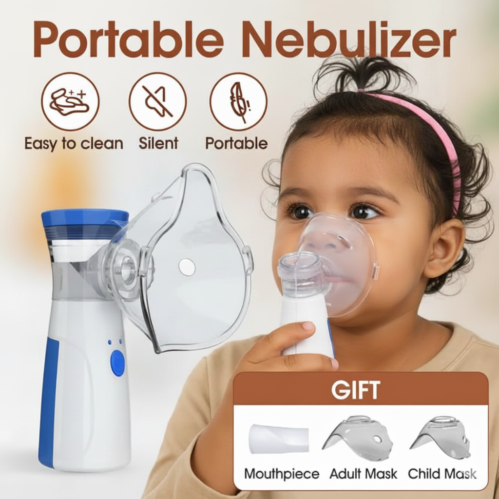 BreathEasy™ Pro - Medical-Grade Portable Nebulizer