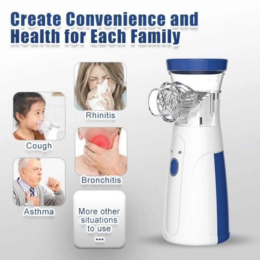 BreathEasy™ Pro - Medical-Grade Portable Nebulizer