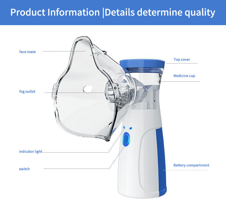 BreathEasy™ Pro - Medical-Grade Portable Nebulizer