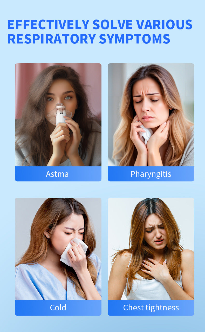 BreathEasy™ Pro - Medical-Grade Portable Nebulizer