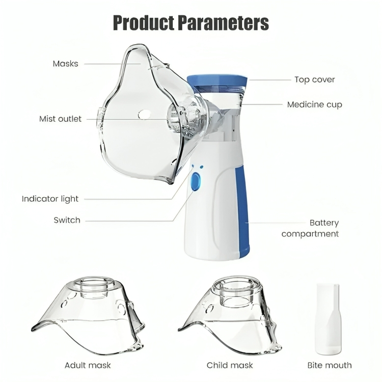 BreathEasy™ Pro - Medical-Grade Portable Nebulizer
