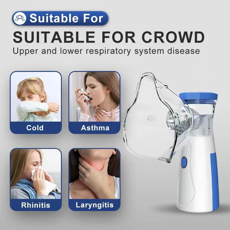 BreathEasy™ Pro - Medical-Grade Portable Nebulizer