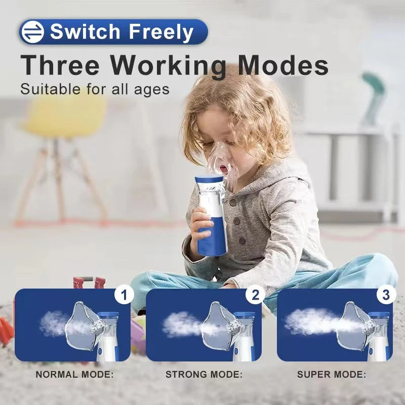 BreathEasy™ Pro - Medical-Grade Portable Nebulizer